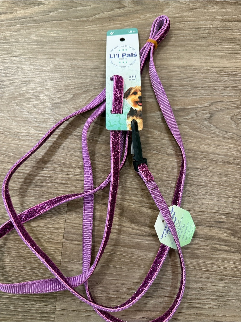 Li’l Pals Glittery Purple Leash